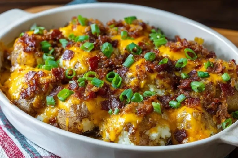 Cheesy Mississippi Mud Potatoes