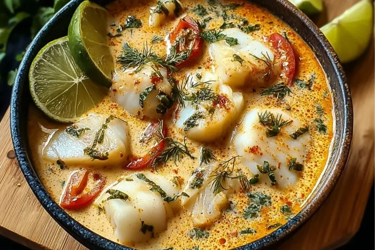 Creamy Coconut White Fish Stew