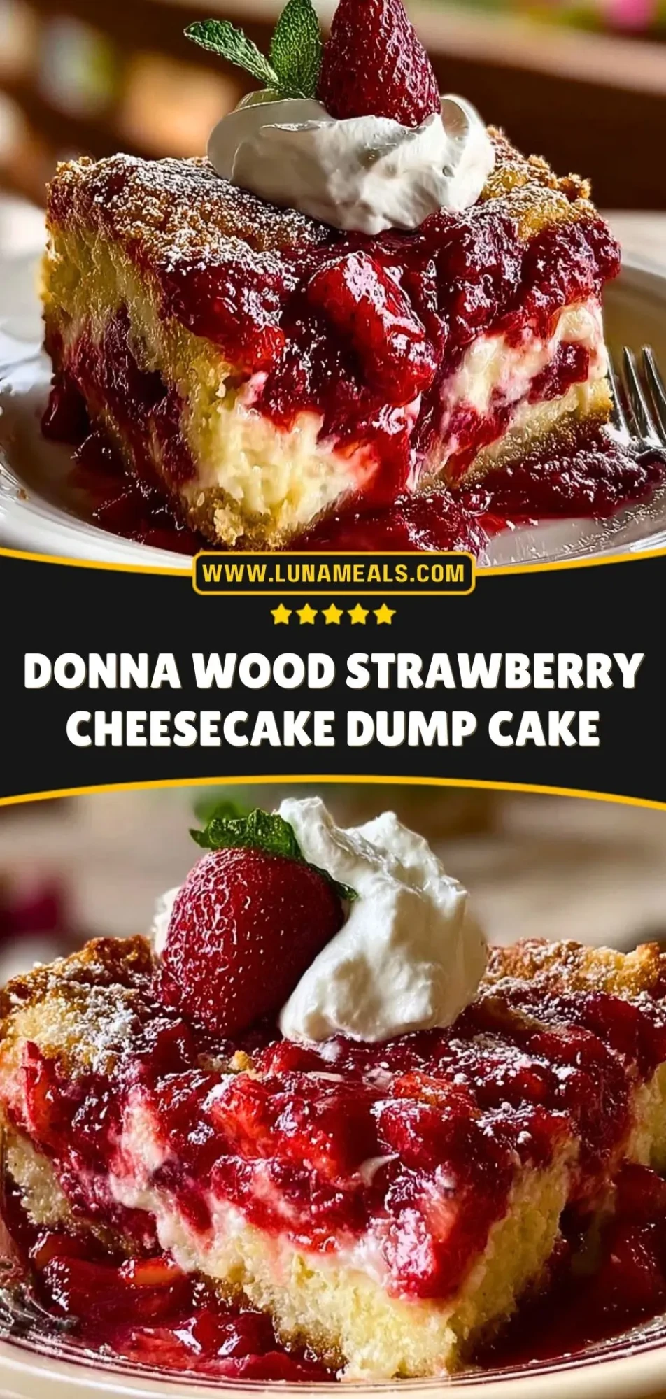 Donna Wood Strawberry Cheesecake Dump Cake (3)