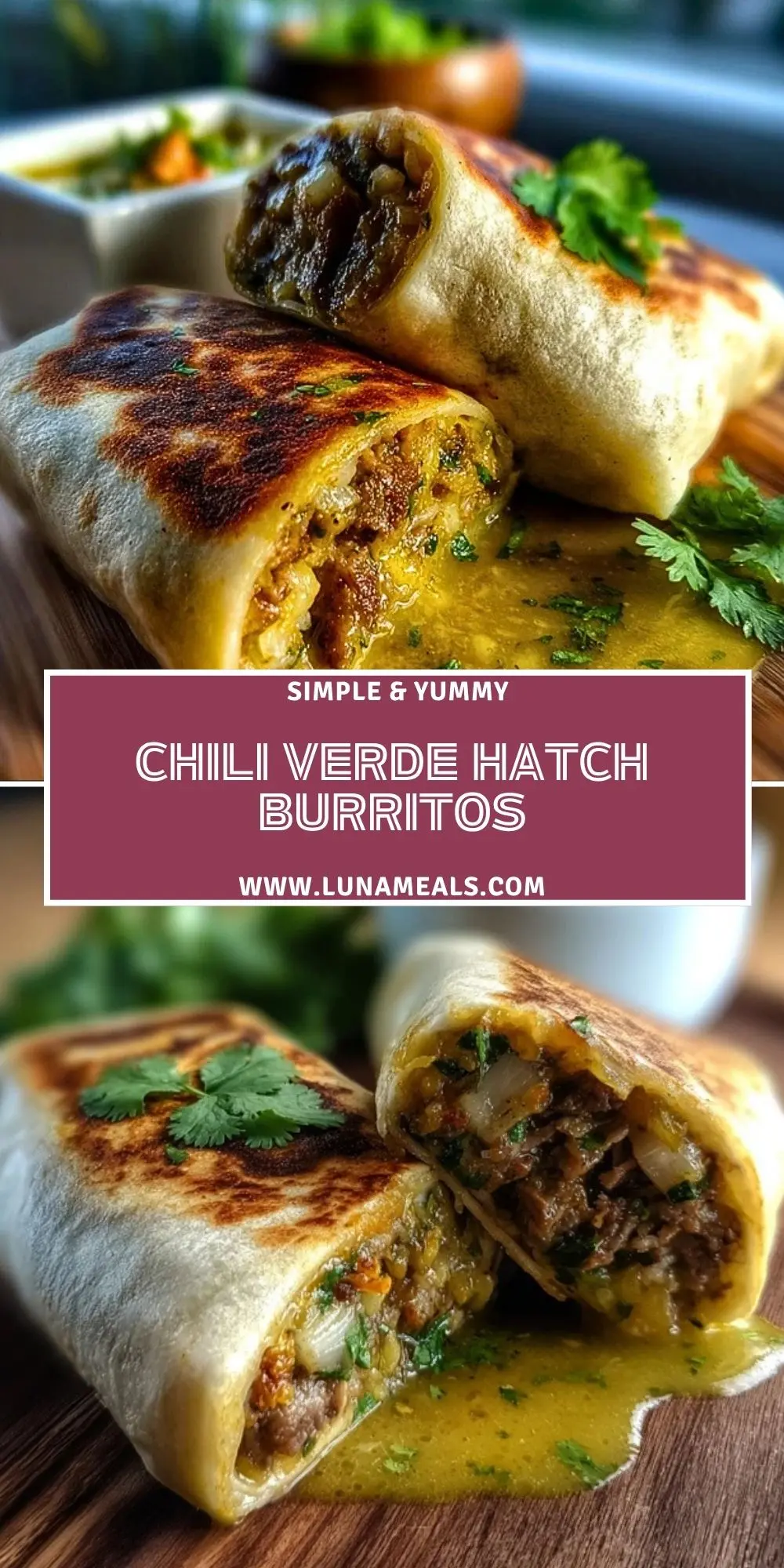 Chili Verde Hatch Burritos (2)