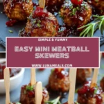 Easy Mini Meatball Skewers (2)