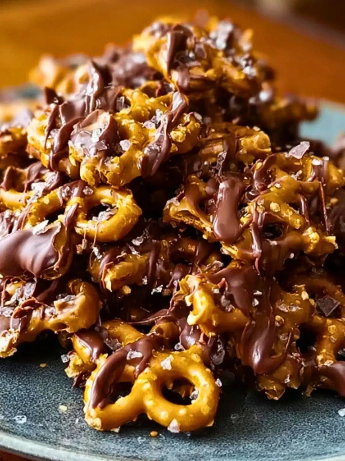 No-Bake Peanut Butter Pretzel Clusters (1)