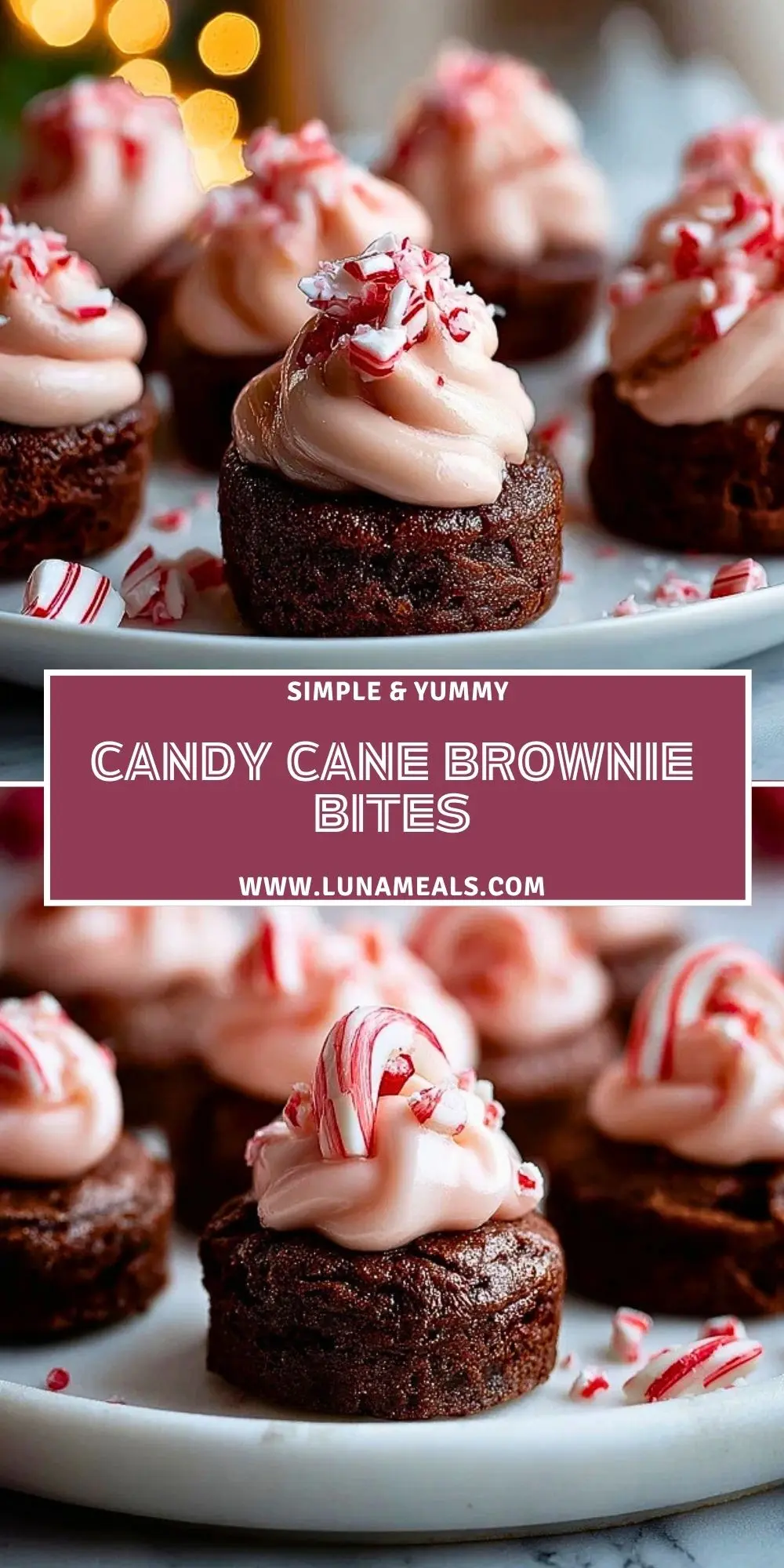 Candy Cane Brownie Bites (2)