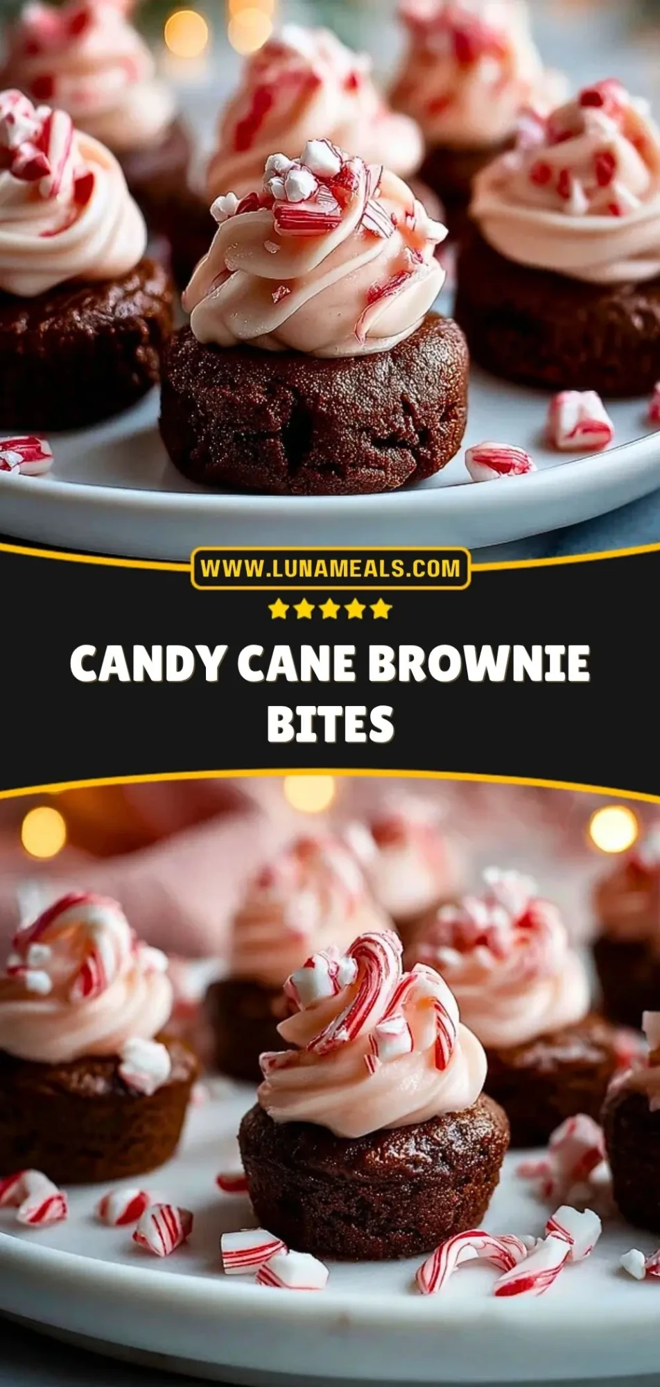 Candy Cane Brownie Bites (3)