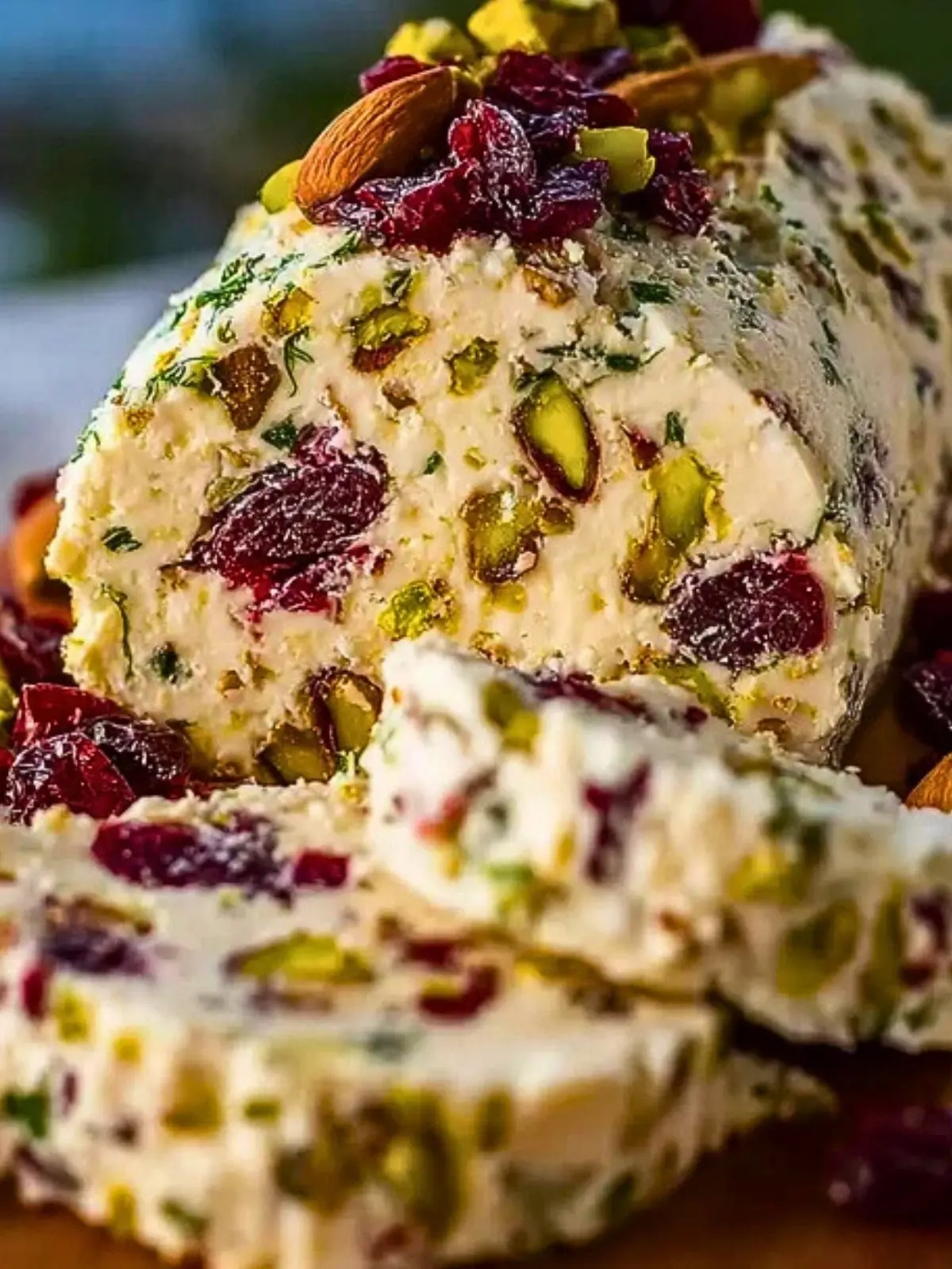 Cranberry Pistachio Cheese Log (1)