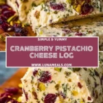 Cranberry Pistachio Cheese Log (2)