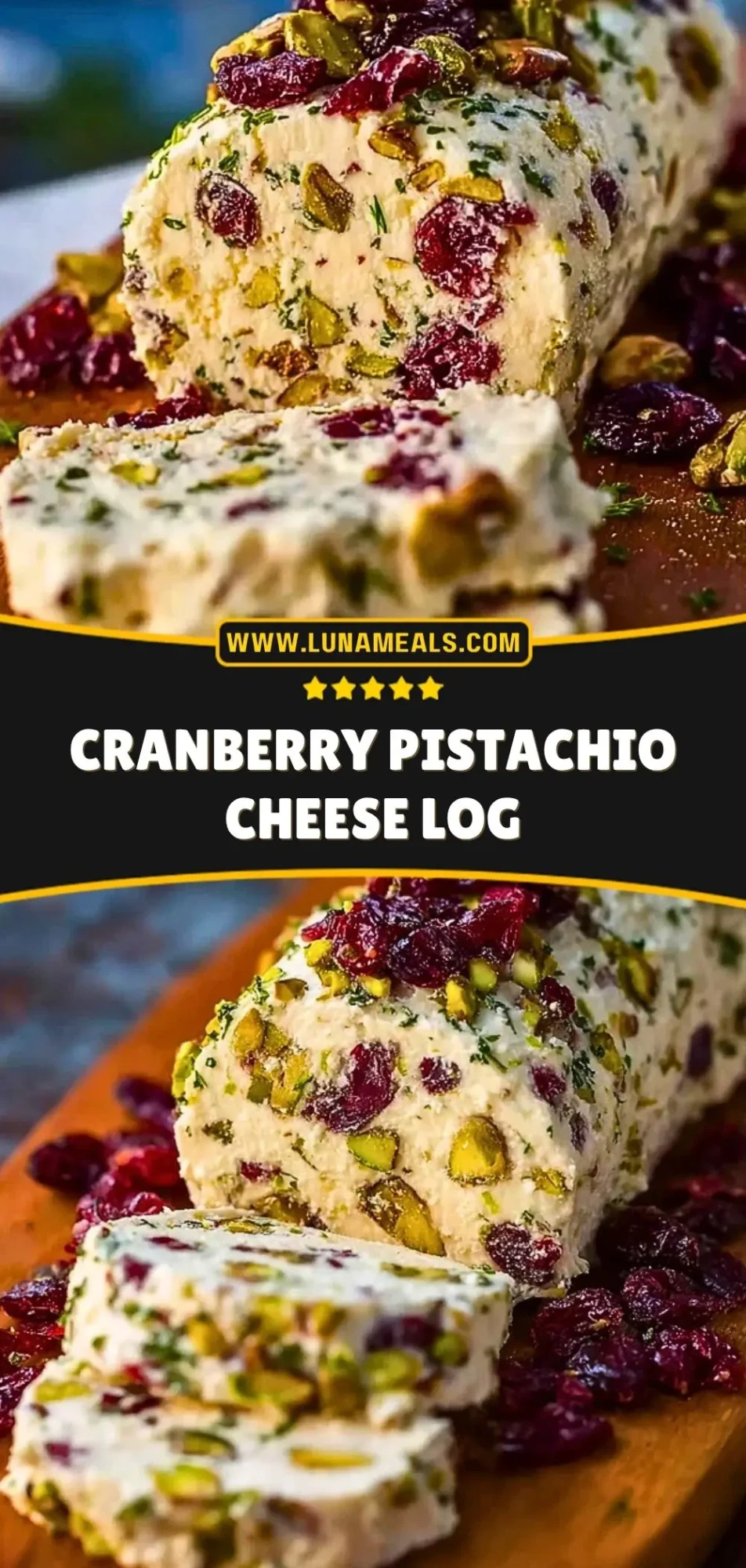Cranberry Pistachio Cheese Log (3)