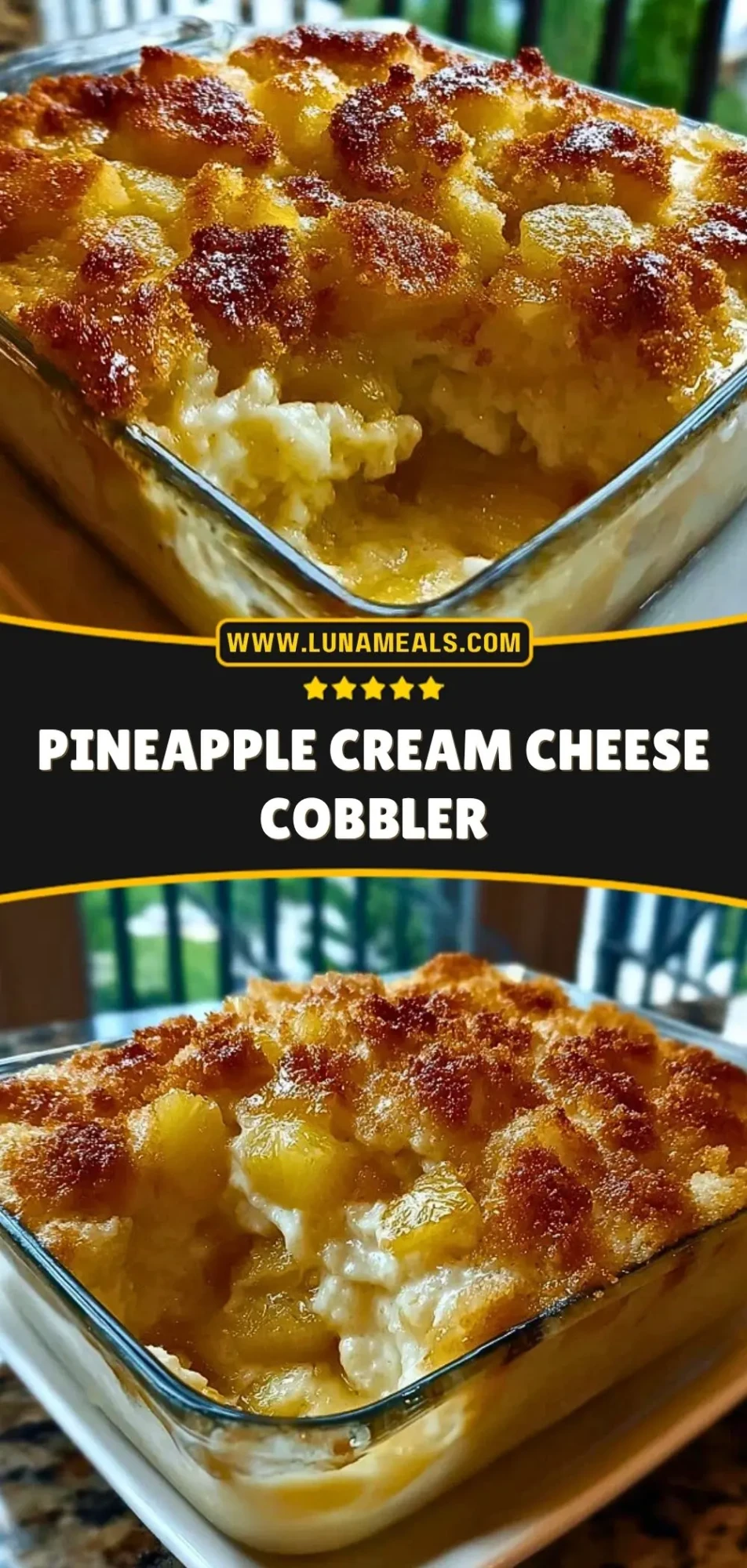 Pineapple Cream Cheese Cobbler (3)
