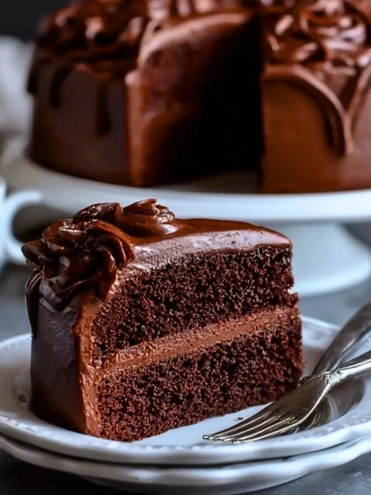 Sour Cream Chocolate Cake (1)