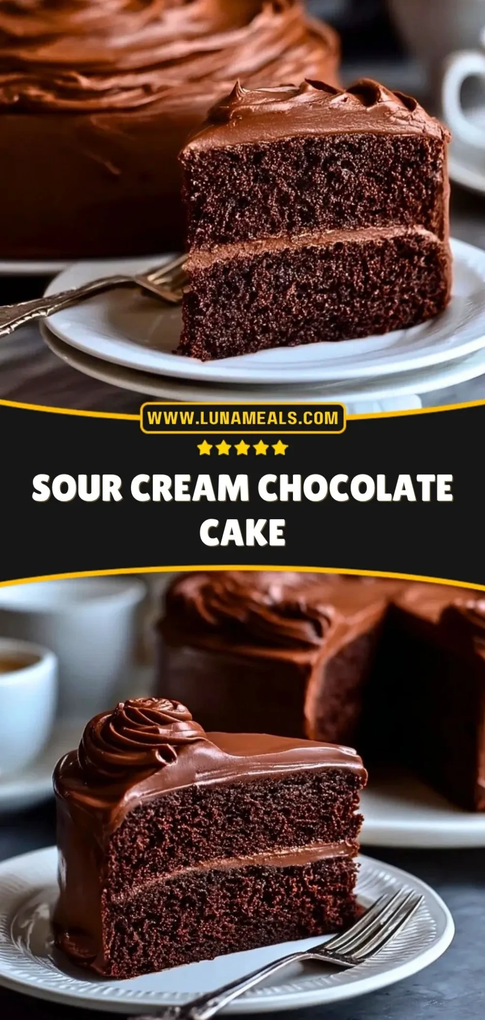 Sour Cream Chocolate Cake (3)