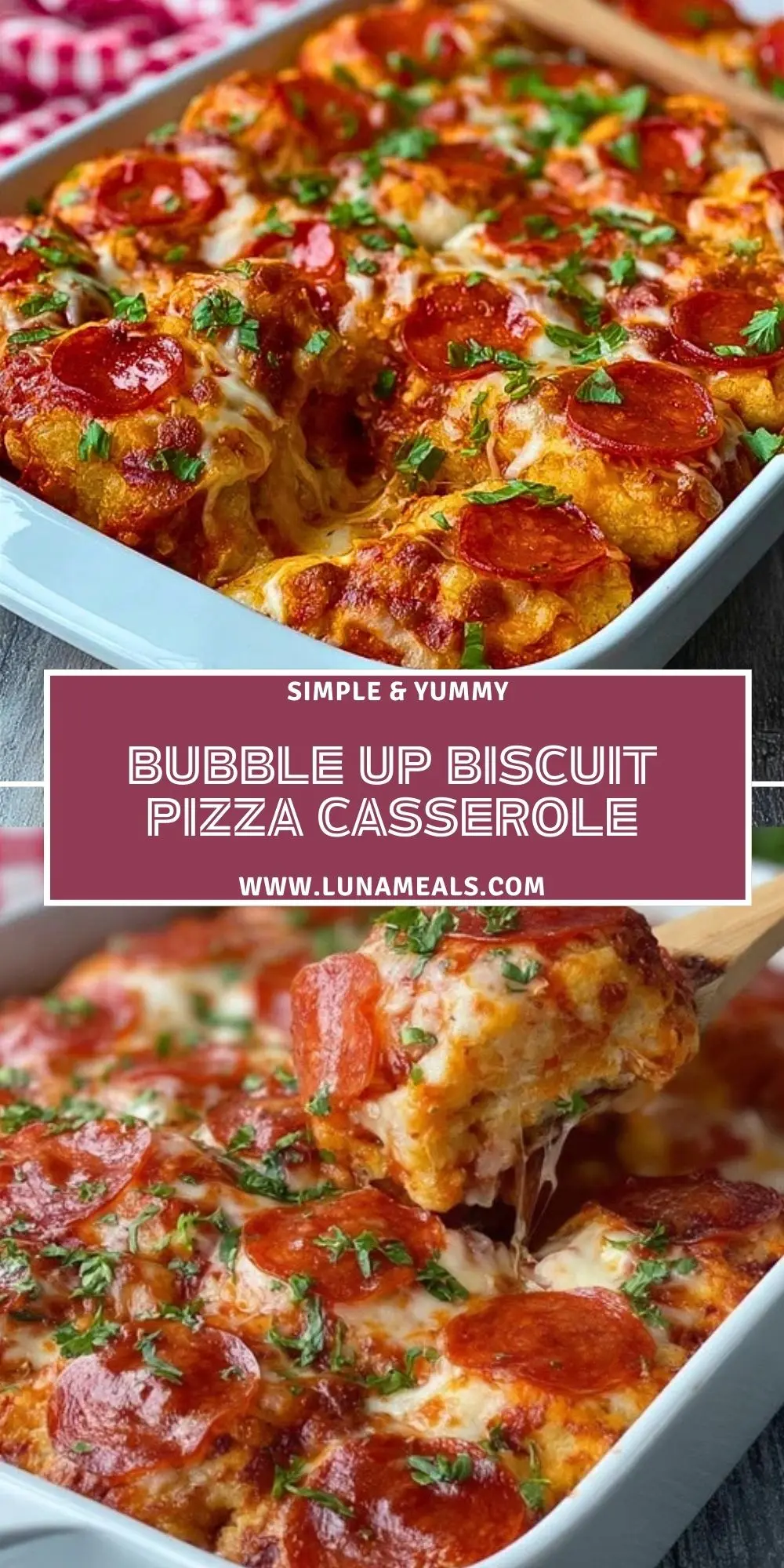 Bubble Up Biscuit Pizza Casserole (3)
