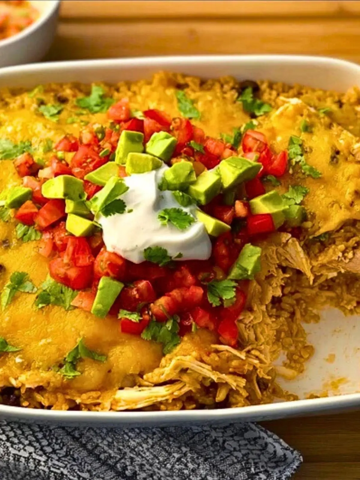 Cheesy Chicken & Mexican Rice Casserole (2)