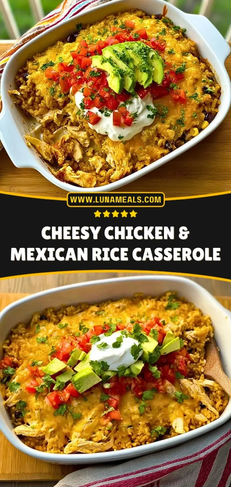 Cheesy Chicken & Mexican Rice Casserole (3)