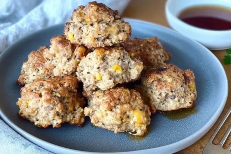 Easy Pancake Sausage Balls