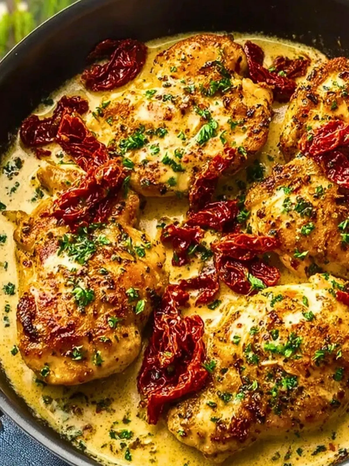 Creamy Sun-Dried Tomato Garlic Chicken (1)