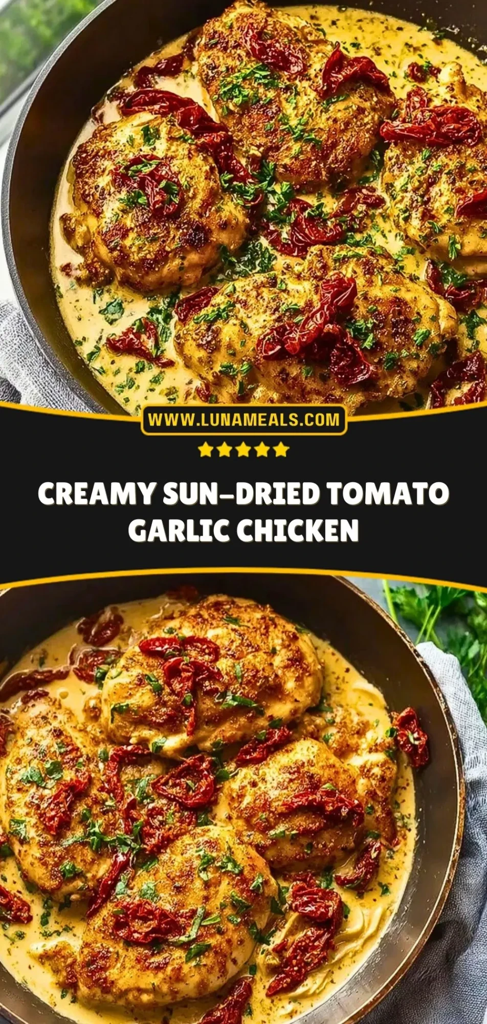 Creamy Sun-Dried Tomato Garlic Chicken (3)