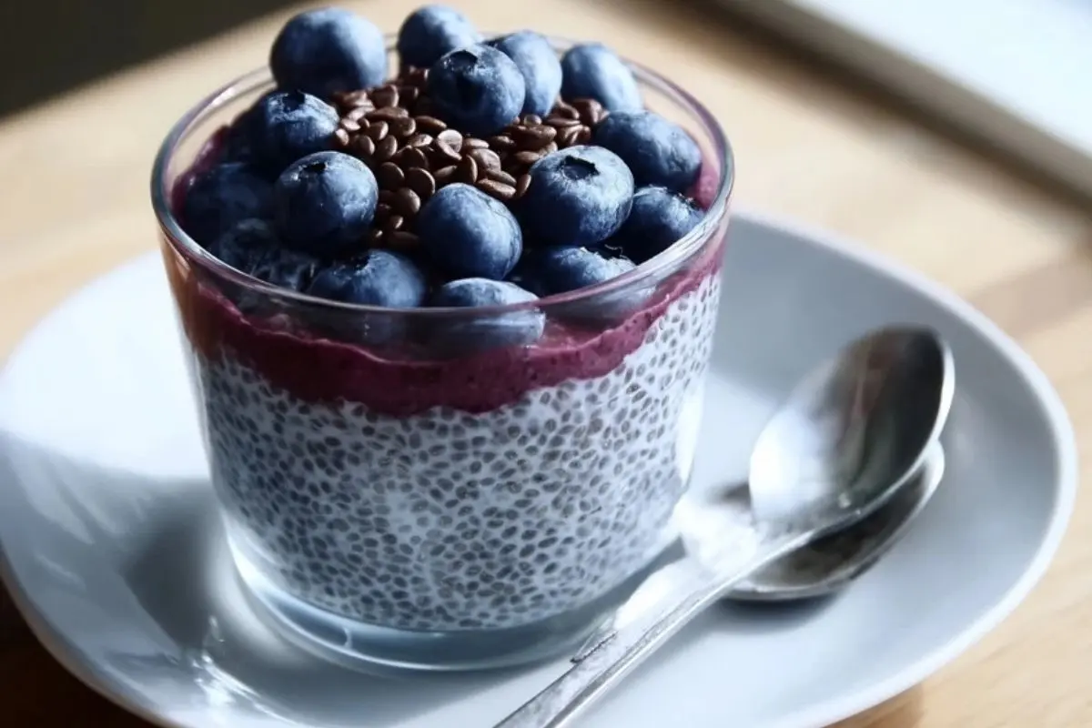 Blueberry Chia Seed Pudding