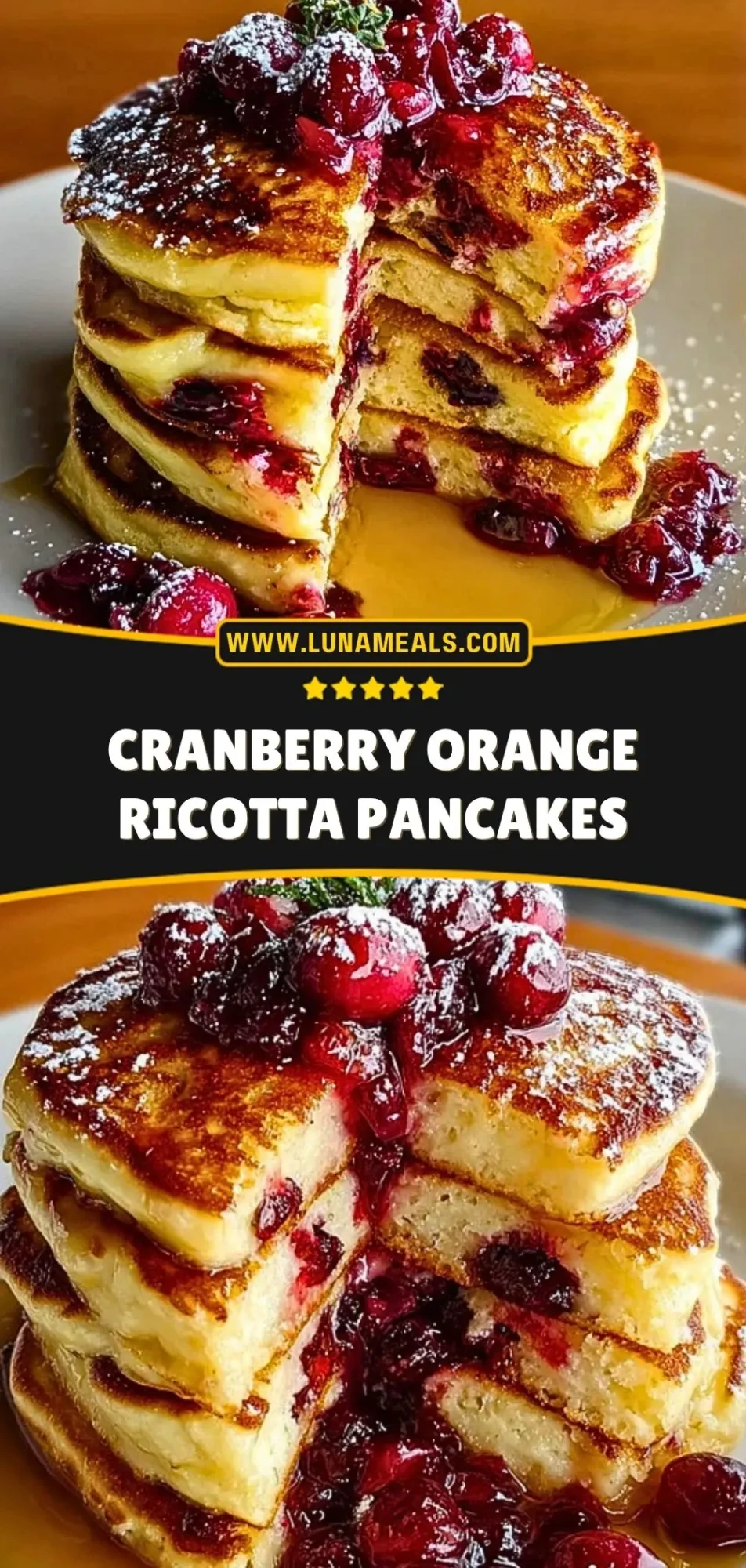 Cranberry Orange Ricotta Pancakes (3)