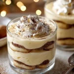 Eggnog Tiramisu Cups