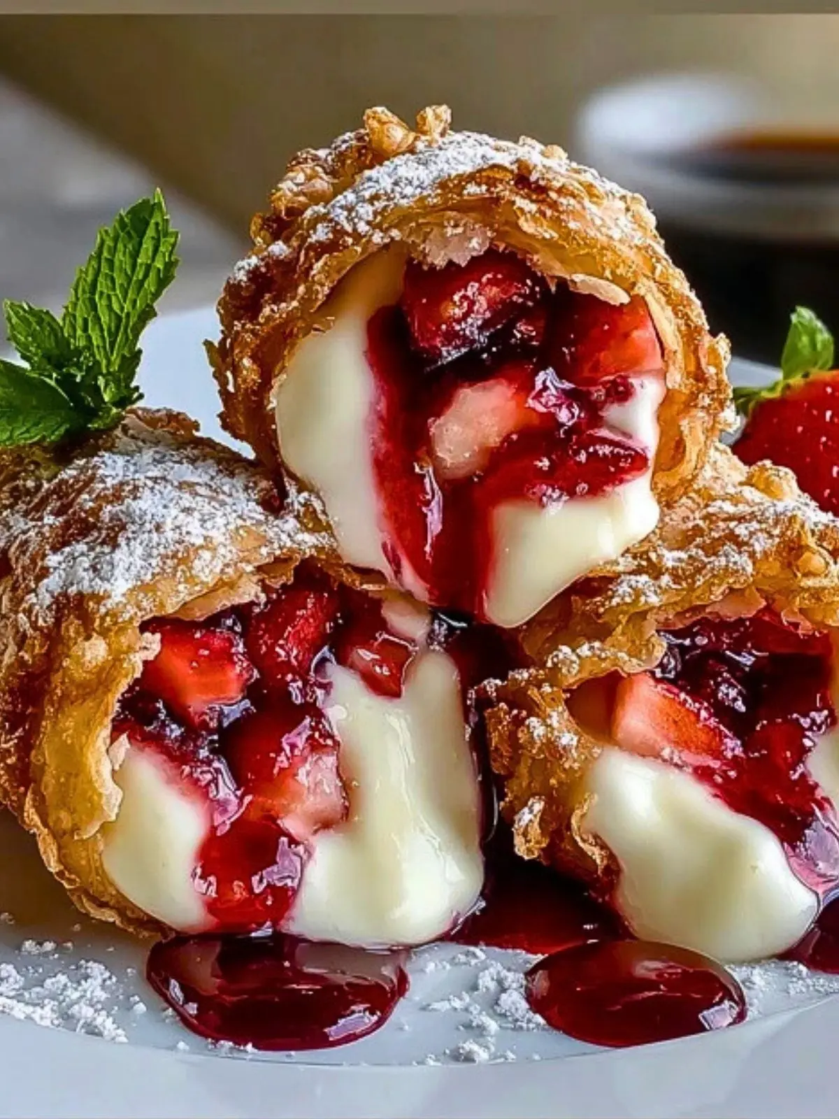 Deep Fried Strawberry Cheesecake Pies (1)