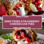 Deep Fried Strawberry Cheesecake Pies (2)