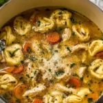 Classic Chicken Tortellini Soup