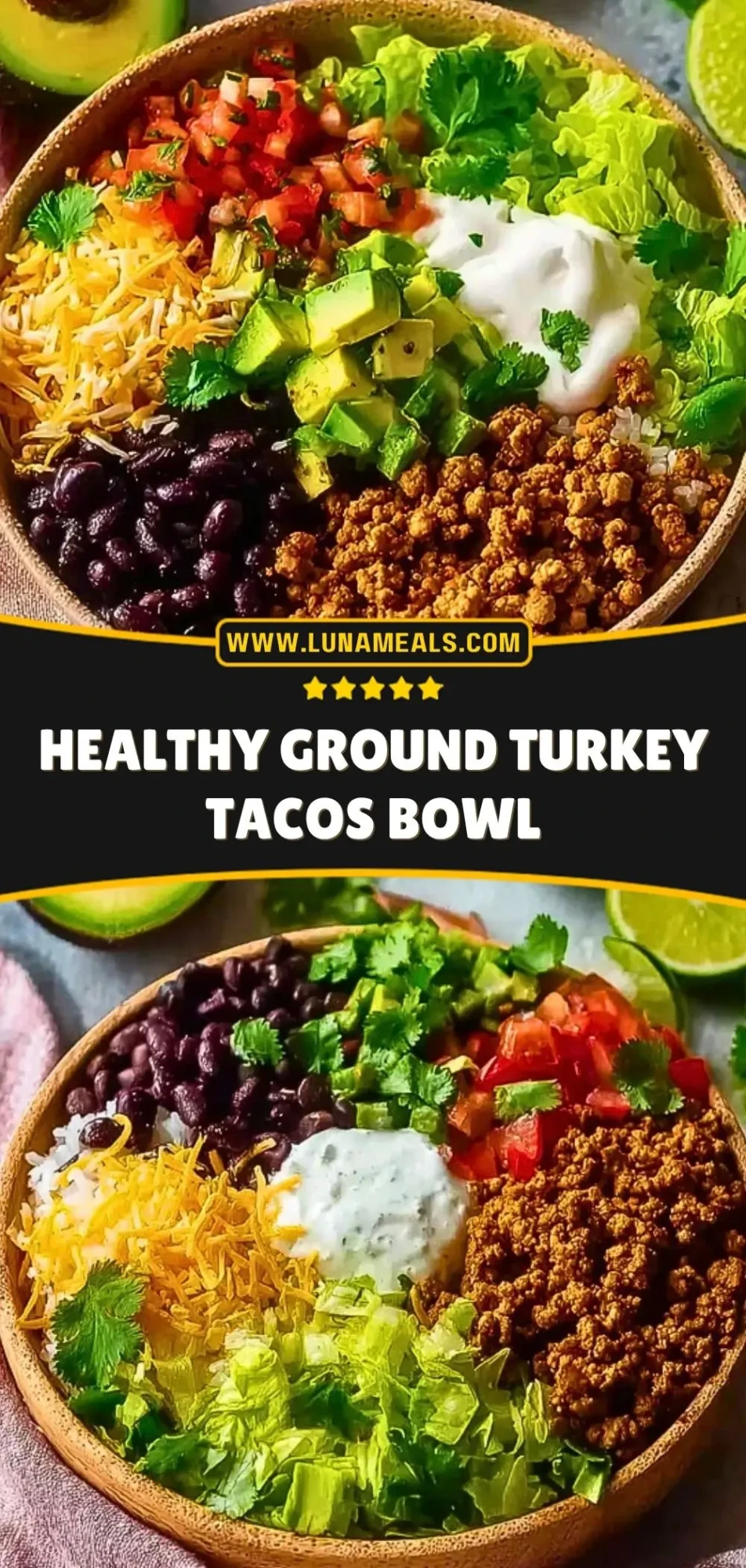 Healthy Ground Turkey Tacos Bowl (3)