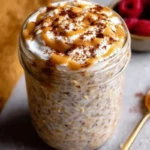 Protein-Packed Cinnamon Roll Overnight Oats