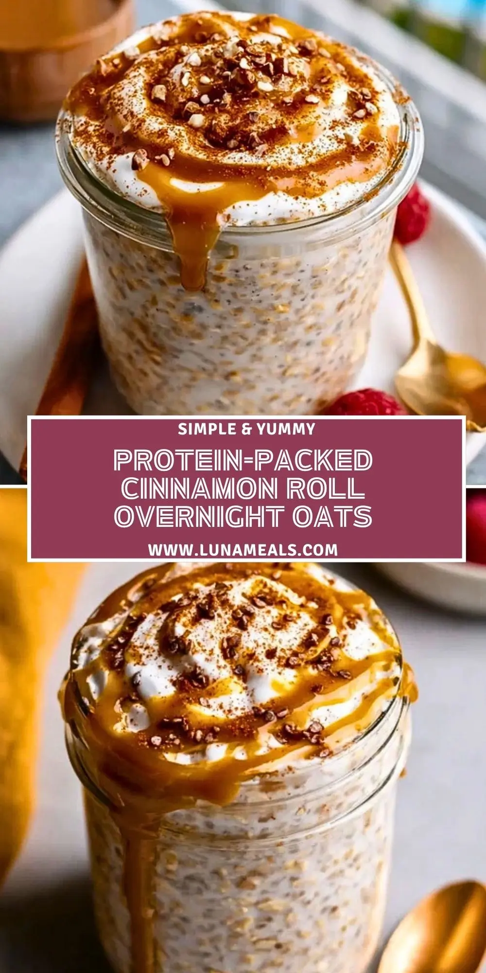 Protein-Packed Cinnamon Roll Overnight Oats (2)