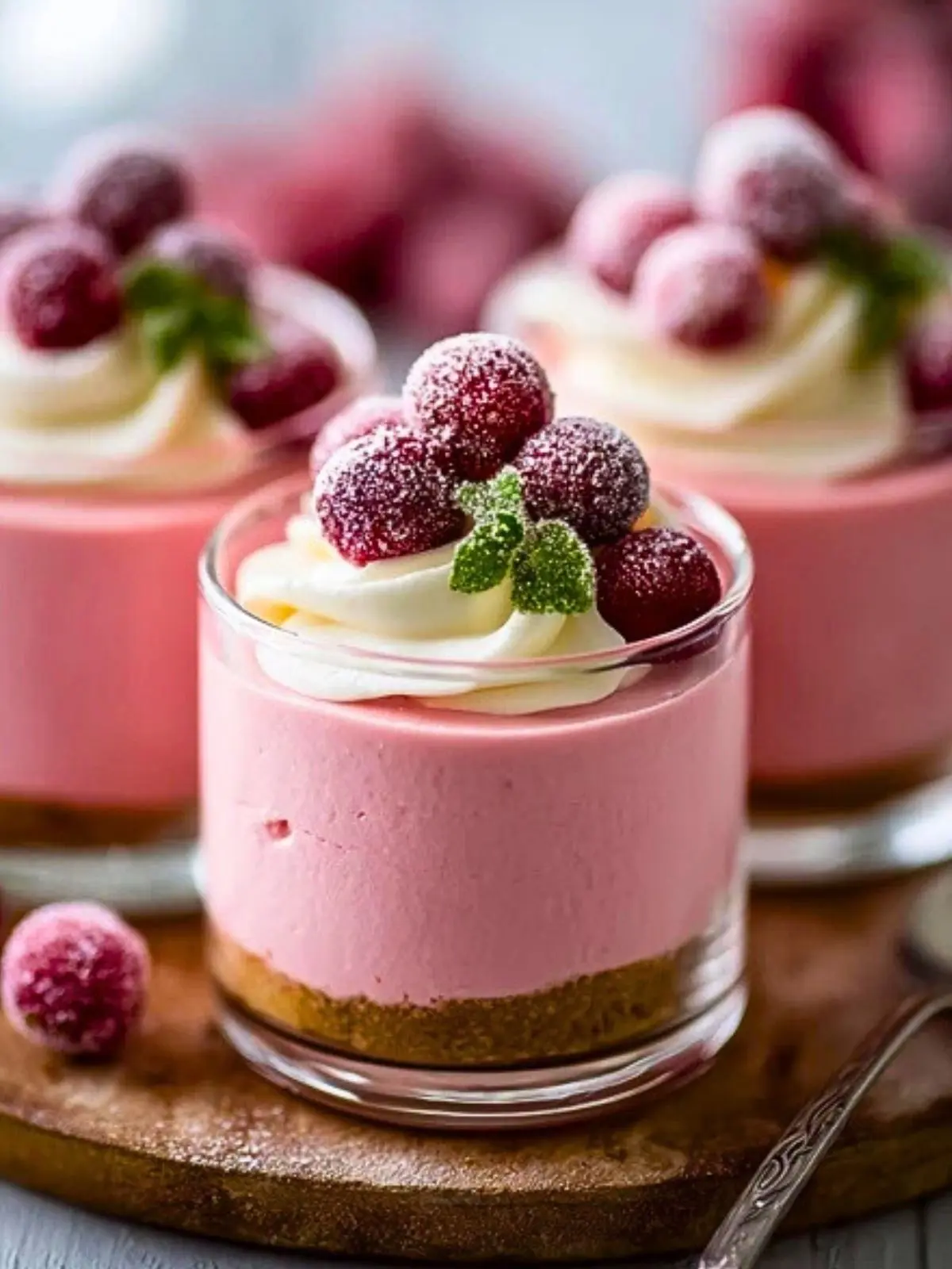 Cranberry Mousse Cups (1)