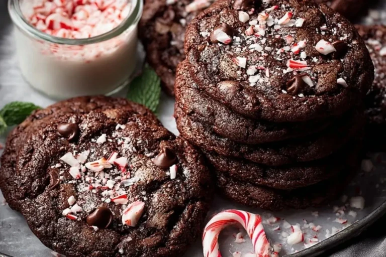 Double Chocolate Peppermint Cookies