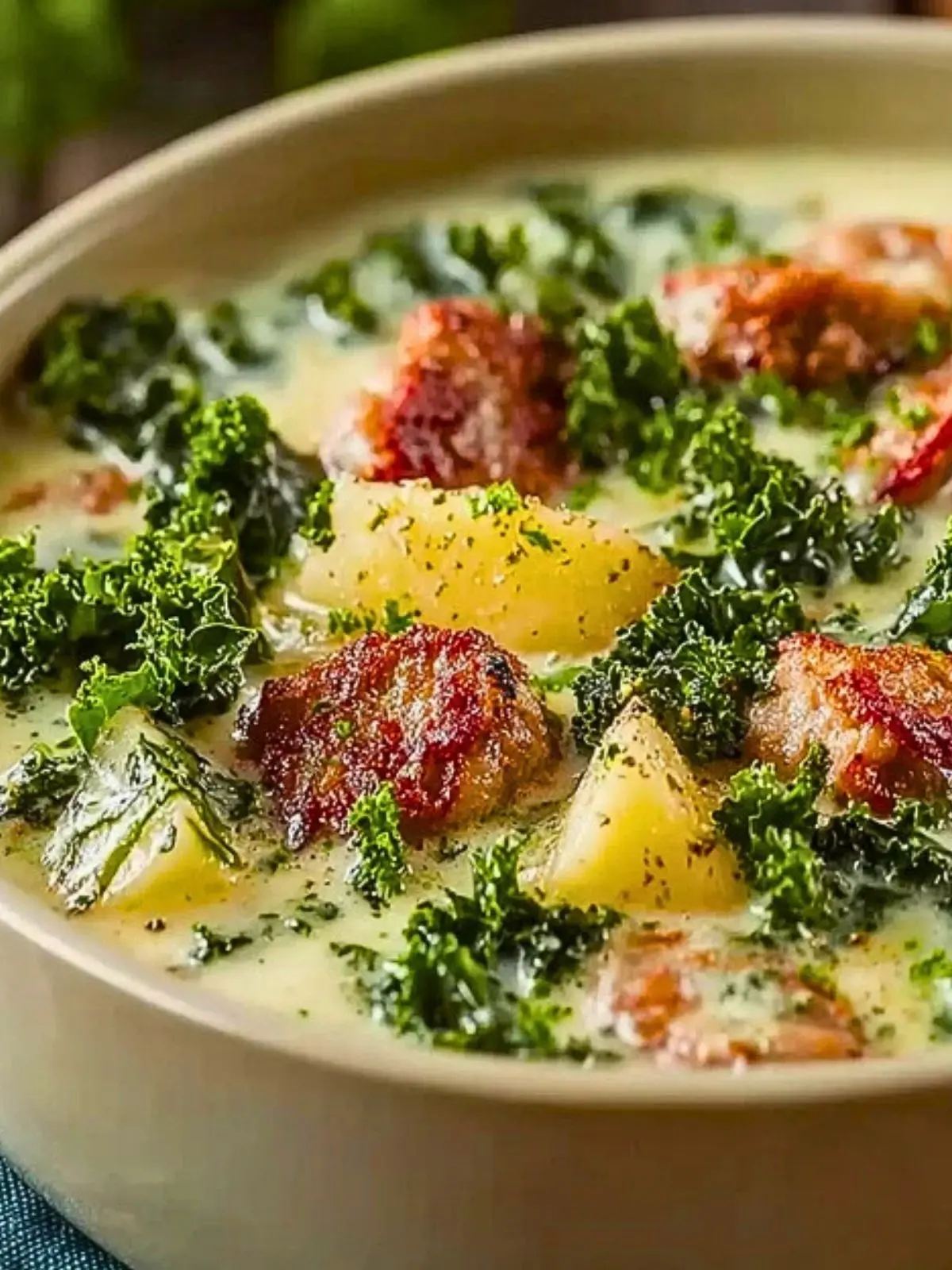 Creamy Crockpot Sausage Kale And Potato Soup (1)