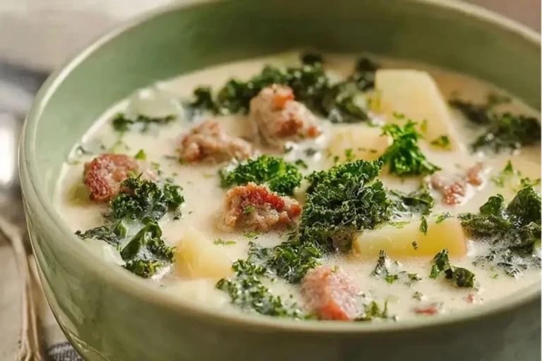 Creamy Crockpot Sausage Kale And Potato Soup