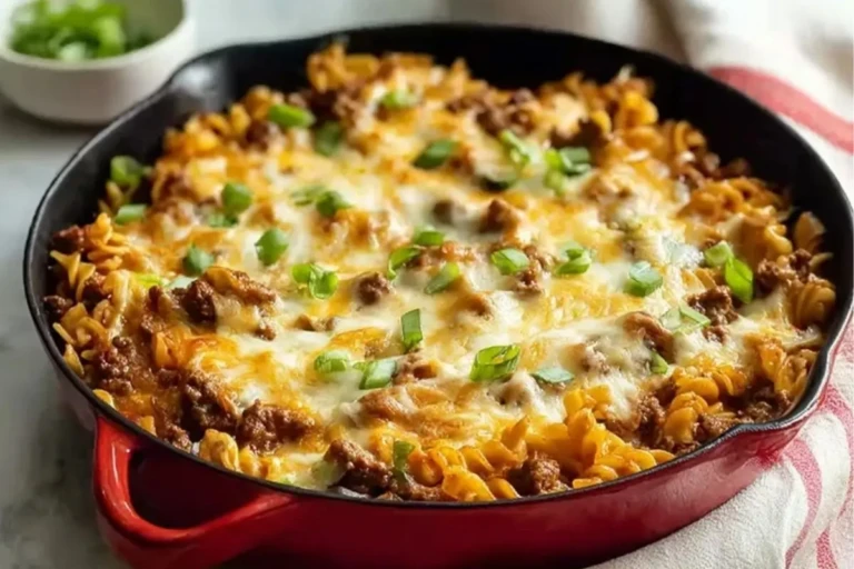 Creamy Ground Beef Casserole With Cream Cheese