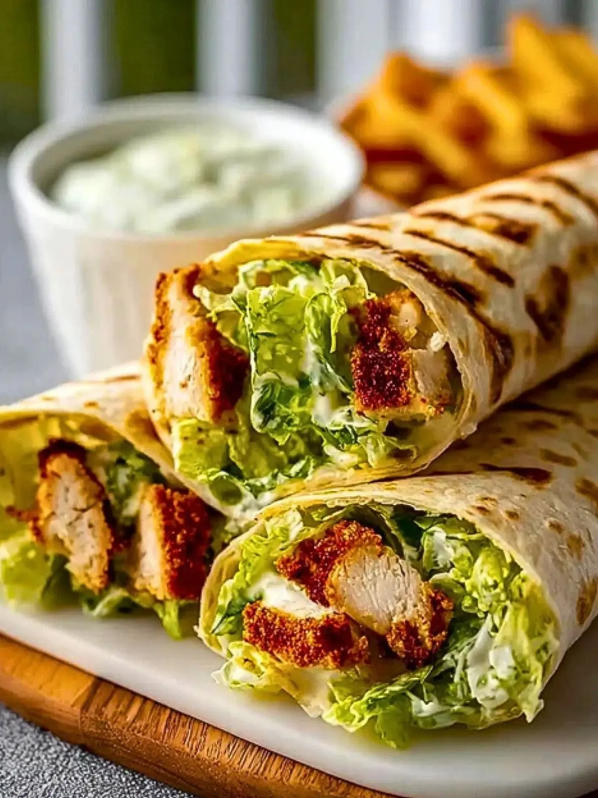 Crispy Chicken Caesar Wrap (1)