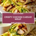 Crispy Chicken Caesar Wrap (2)