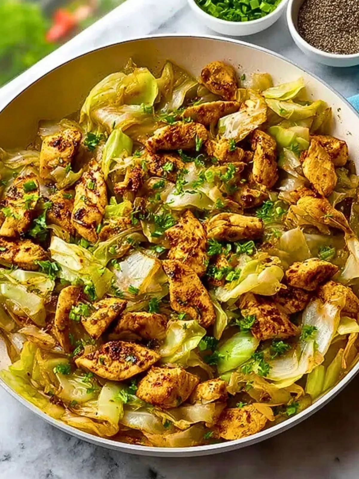 Simple Chicken And Cabbage Stir Fry (1)