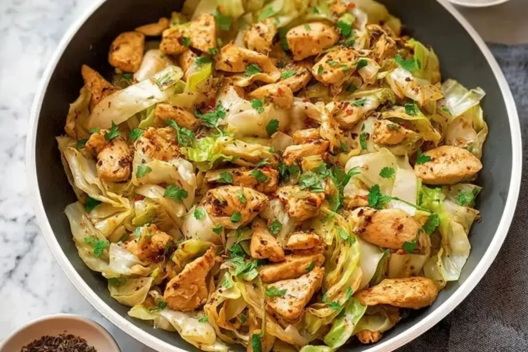 Simple Chicken And Cabbage Stir Fry