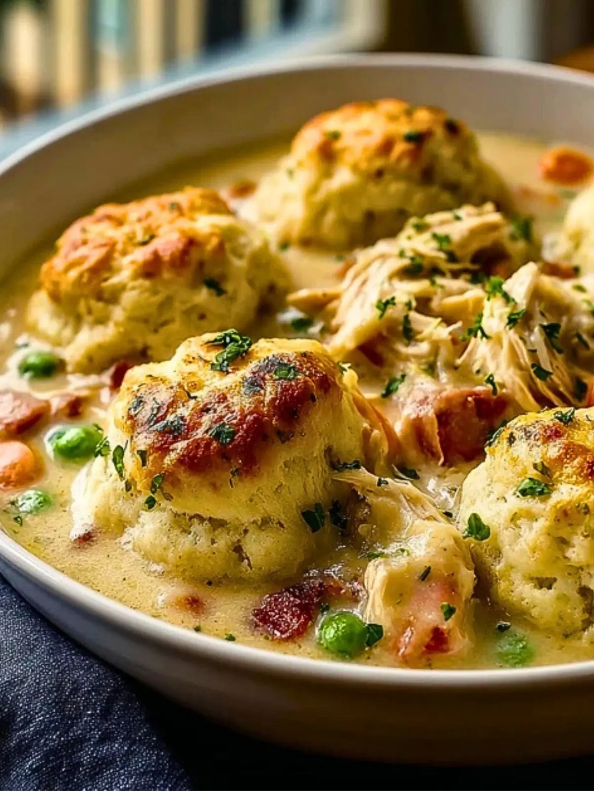 Easy Chicken and Dumplings with Biscuits (1)