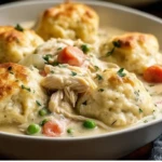 Easy Chicken and Dumplings with Biscuits