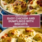Easy Chicken and Dumplings with Biscuits (2)