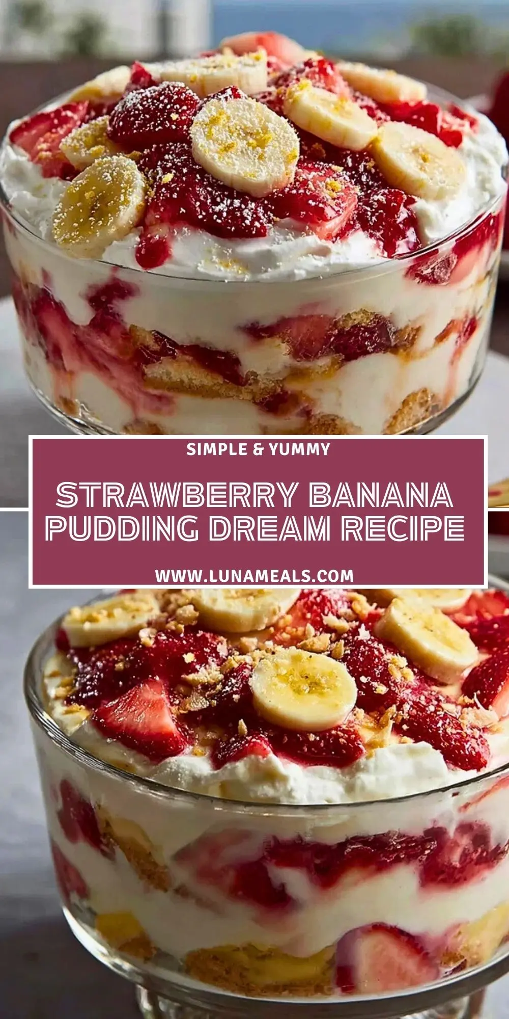 Strawberry Banana Pudding Dream Recipe (2)