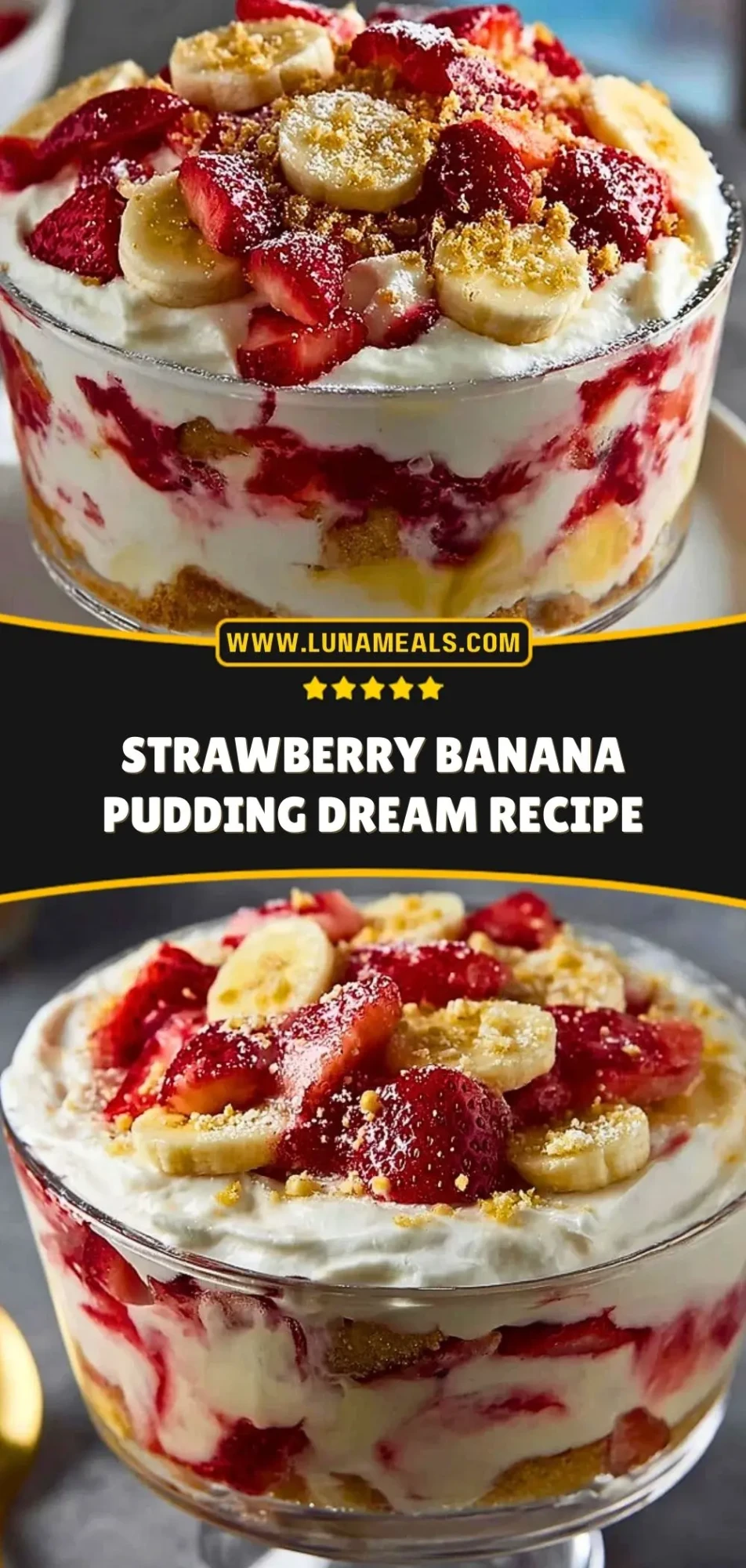 Strawberry Banana Pudding Dream Recipe (3)