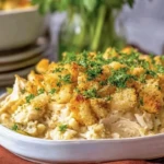 Delicious Chicken And Stuffing Casserole