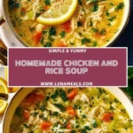 Homemade Chicken And Rice Soup (2)