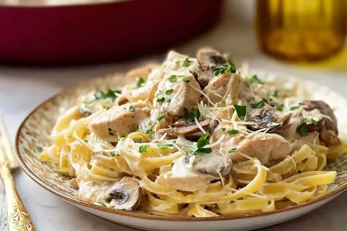 Creamy Fettuccine Chicken Alfredo