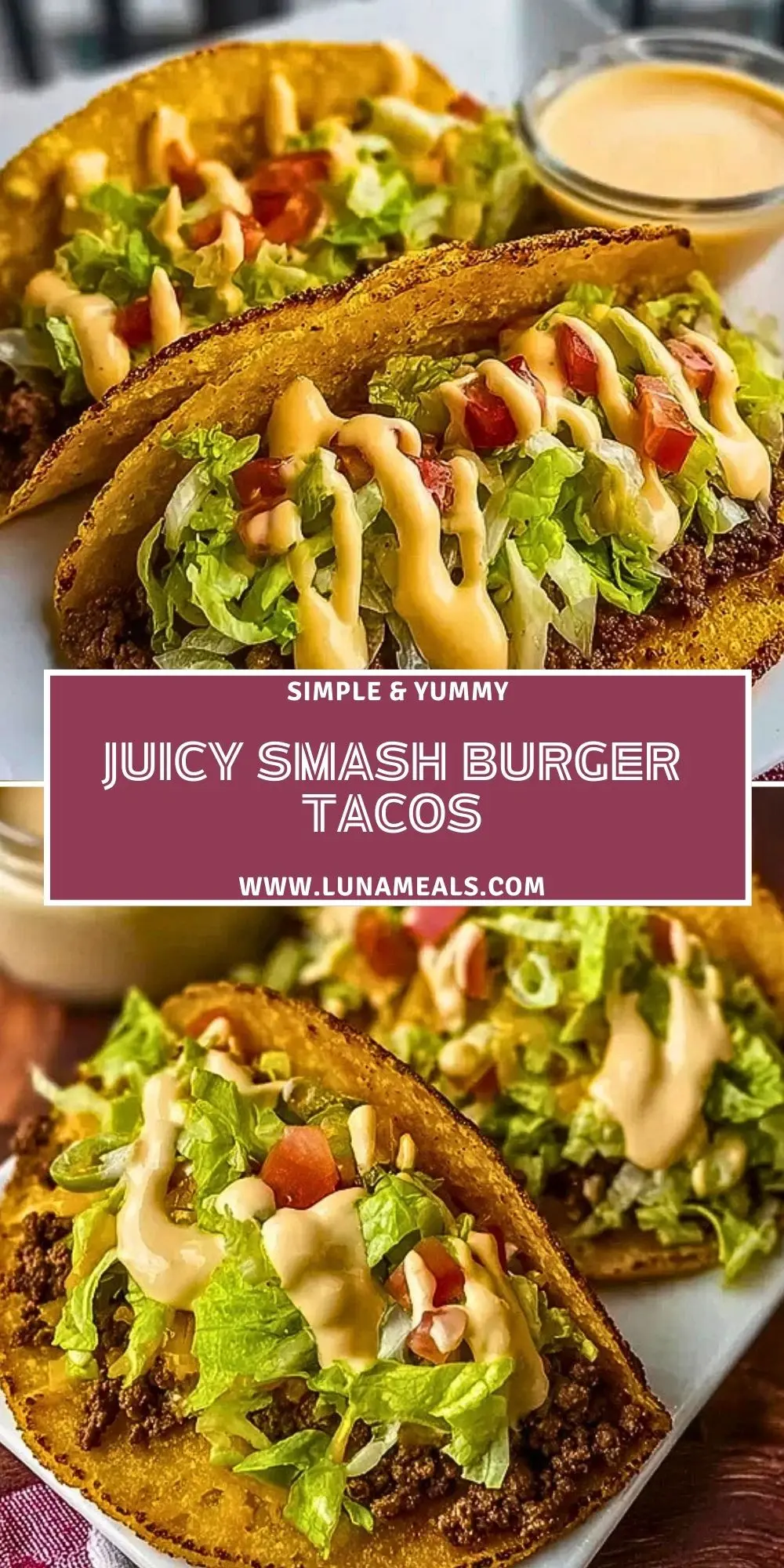 Juicy Smash Burger Tacos (2)