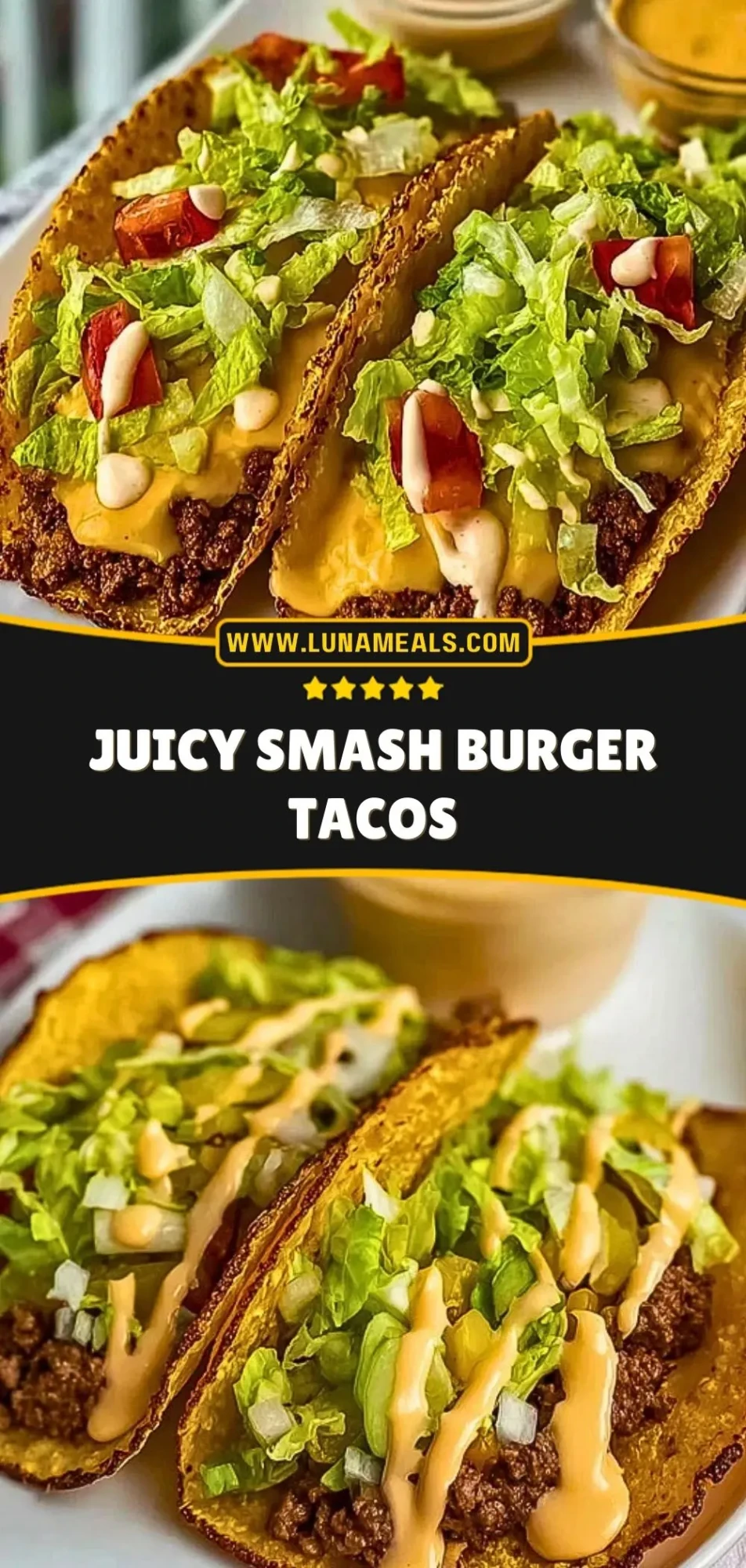 Juicy Smash Burger Tacos (3)