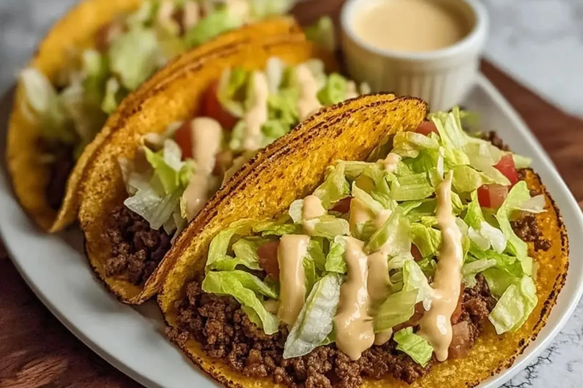 Juicy Smash Burger Tacos