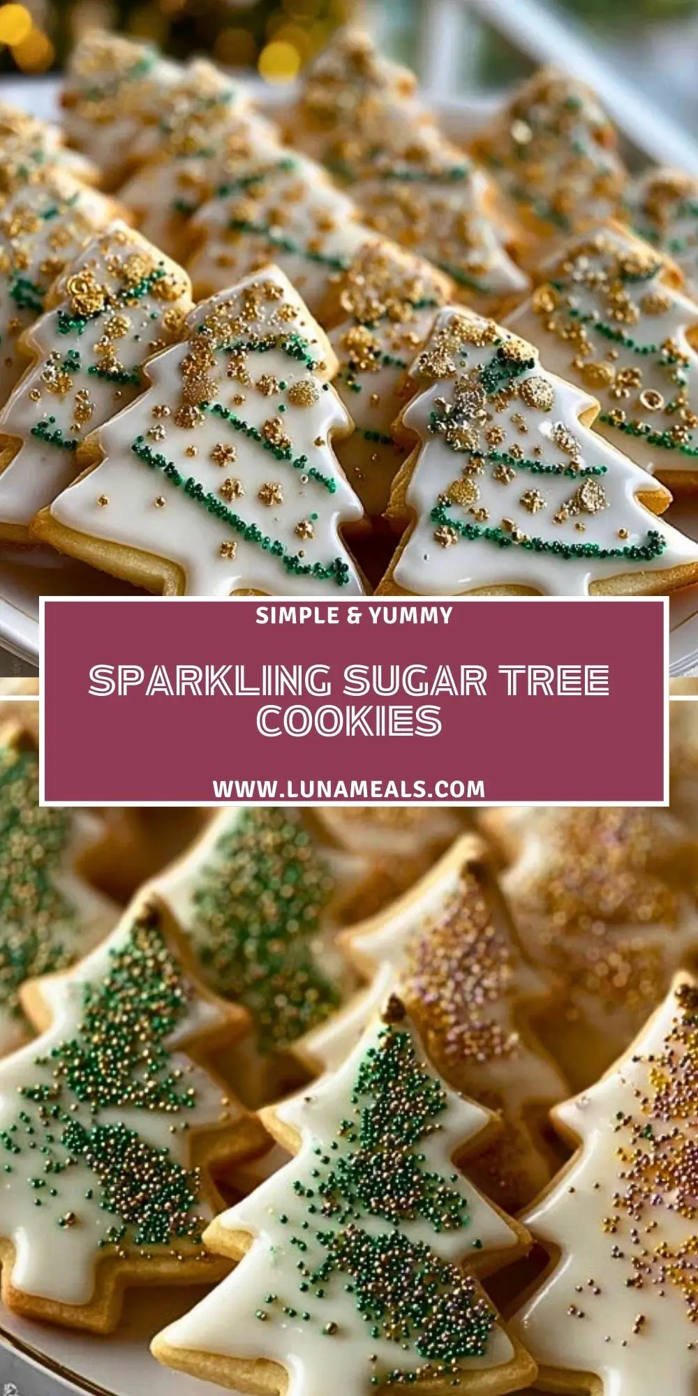 Sparkling Sugar Tree Cookies (2)